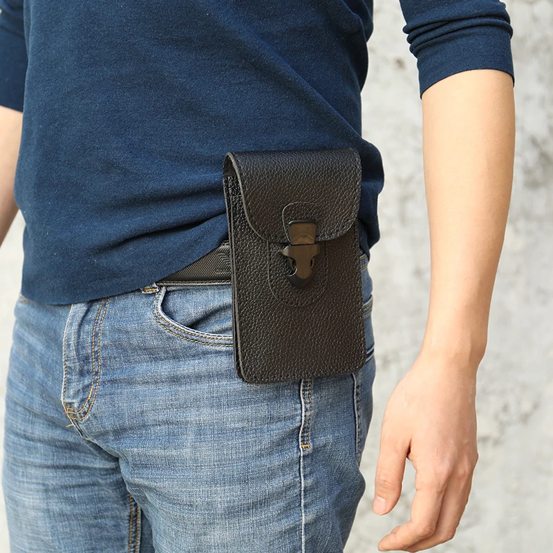 Marrant 7498 mini phone bag luxury oval real leather belt bags, Brown and dark coffee
Marrant 7498 mini phone bag luxury oval real leather belt bags, Brown and dark coffee