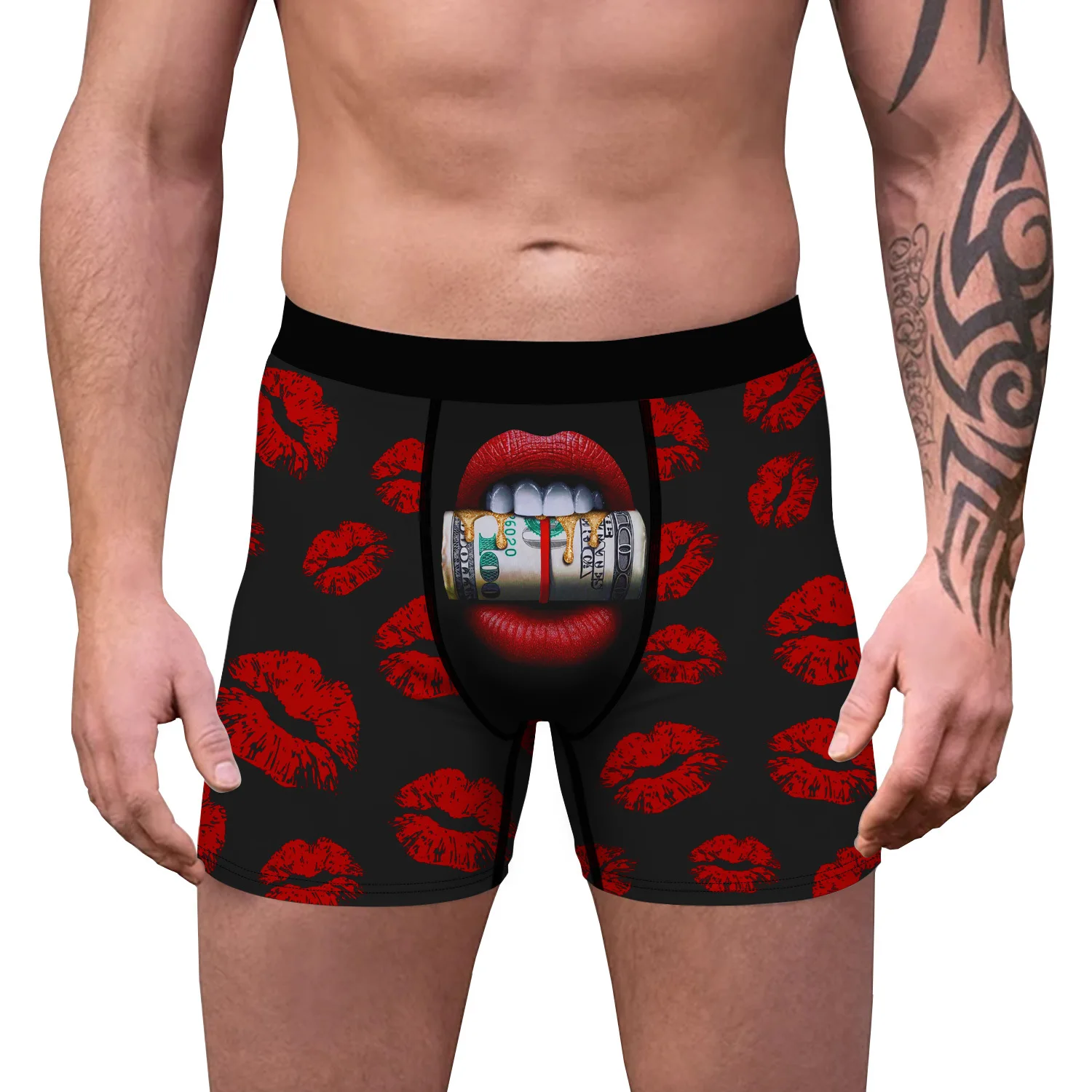 Red lips men boxer shorts underwear funny Cartoon cool underpants for sexy man Fashion Breathable Underwear Sterile Comfortable
Red lips men boxer shorts underwear funny Cartoon cool underpants for sexy man Fashion Breathable Underwear Sterile Comfortable