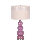 Fashion modern purple ceramic table lamp & reading lamps