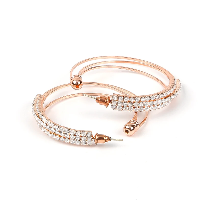 Exquisite cheap most beautiful rhinestone metal mesh earring stand earrings, Gold, sliver, rose gold
Exquisite cheap most beautiful rhinestone metal mesh earring stand earrings, Gold, sliver, rose gold