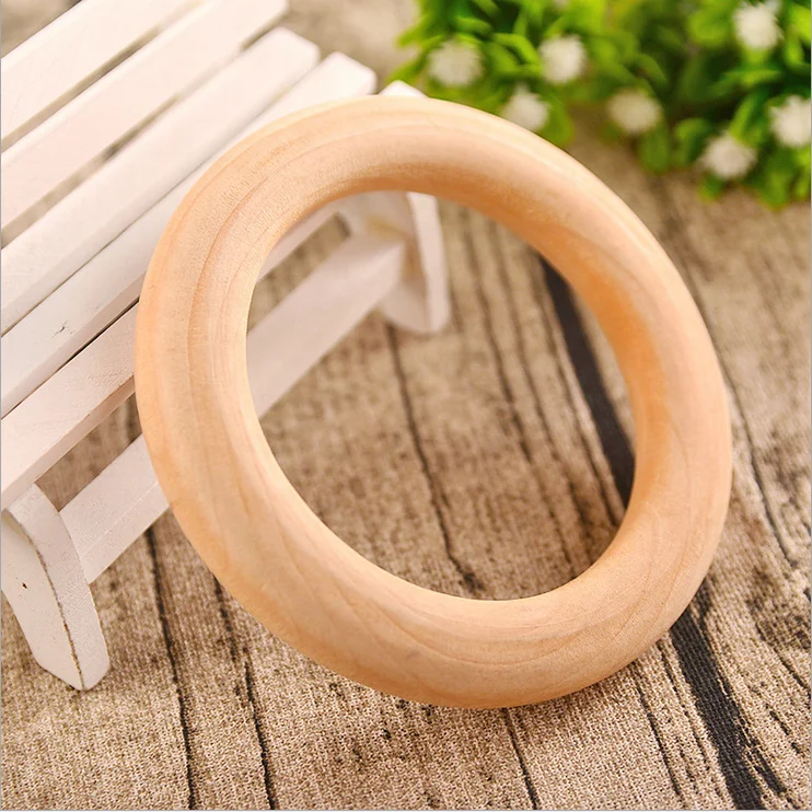 3 inch wooden rings for crafts