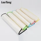 Customized size square white bamboo dish towel household kitchen cleaning cloth