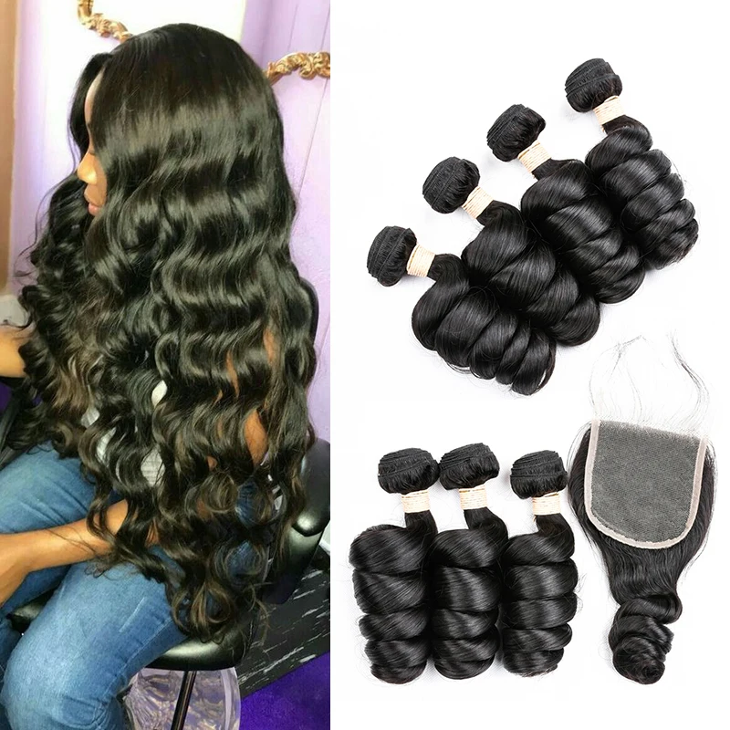Hot Selling Human Brazilian Hair Extension Bundles Vendor Price Loose Wave Hair Weave Bundles, Natural color
Hot Selling Human Brazilian Hair Extension Bundles Vendor Price Loose Wave Hair Weave Bundles, Natural color