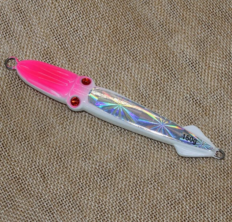 Artificial Hot Selling Lead fish jigging Realistic Hard squid sea fishing Lures, Yellow/pink
Artificial Hot Selling Lead fish jigging Realistic Hard squid sea fishing Lures, Yellow/pink