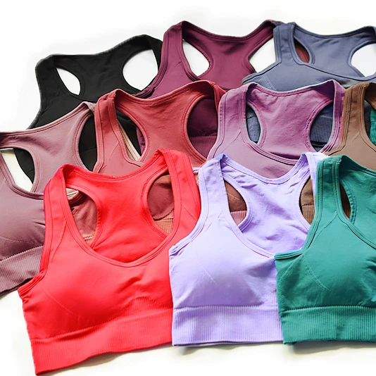 Women's Seamless Adjustable Wide Strap Sports Bra Yoga Work Out Solid Color Sports Bra, 4 colors
Women's Seamless Adjustable Wide Strap Sports Bra Yoga Work Out Solid Color Sports Bra, 4 colors