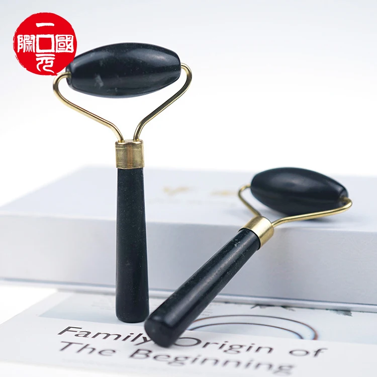 Hot sale wholesale natural black jade beauty facial massage roller for face eye neck massage
Hot sale wholesale natural black jade beauty facial massage roller for face eye neck massage