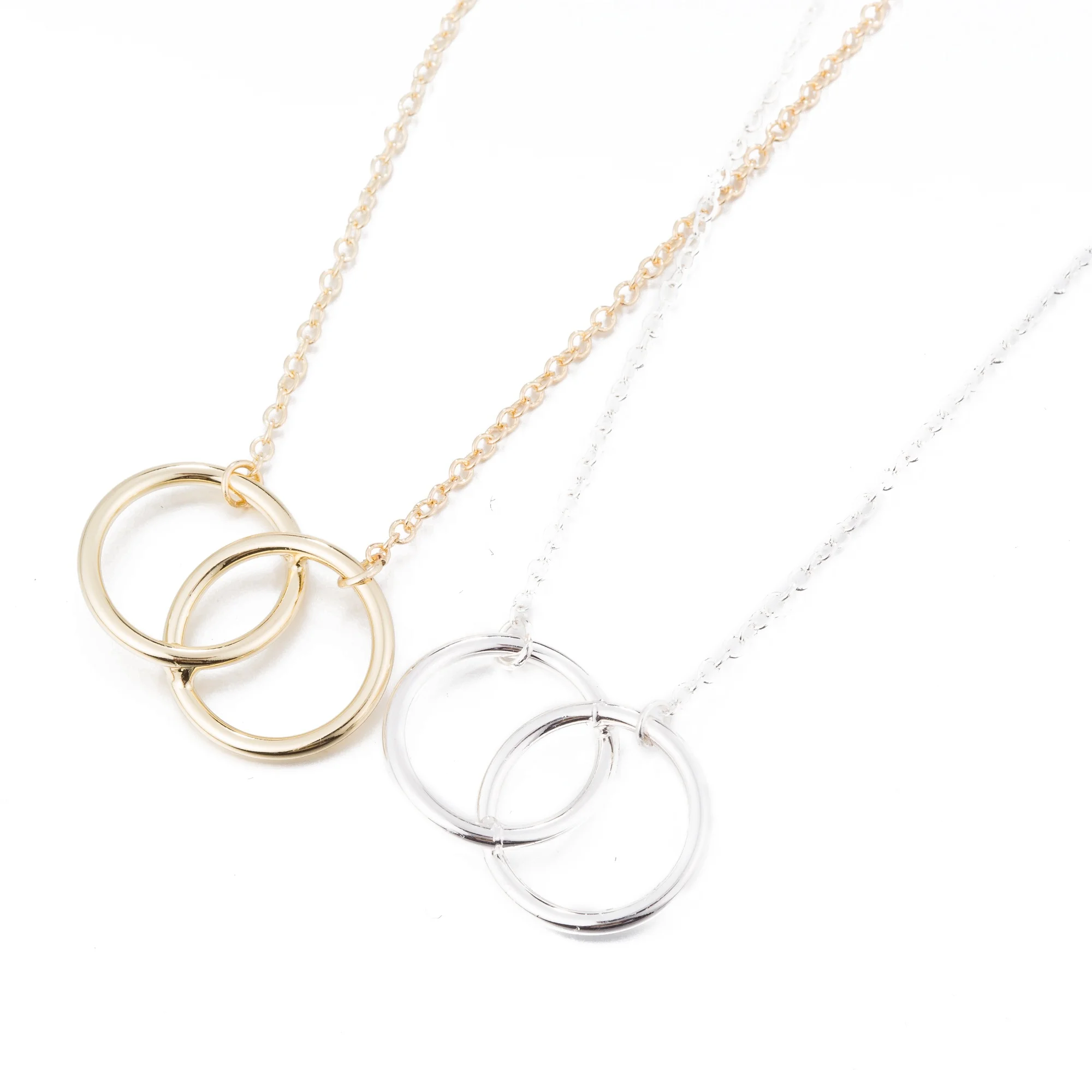 Korean Temperament Double-Circle Necklaces For Women Girls Couple Lovers Pendant Collar Necklace Party Gifts Jewelry
Korean Temperament Double-Circle Necklaces For Women Girls Couple Lovers Pendant Collar Necklace Party Gifts Jewelry