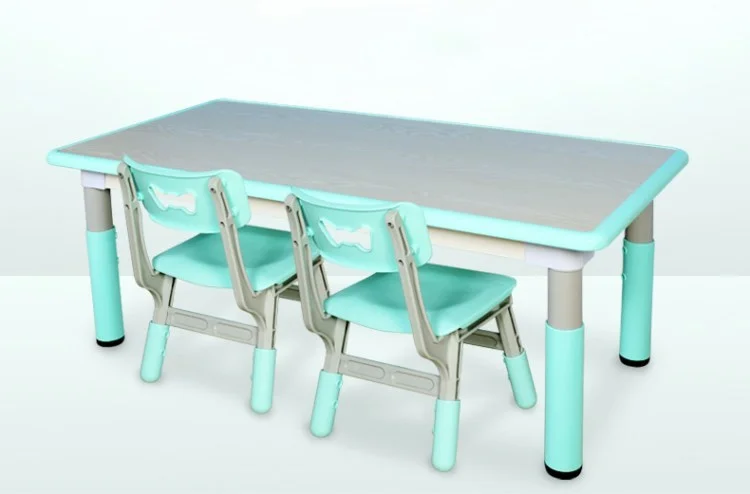Plastic Modern Children's Adjustable Kids Table and Chair Set for Bedroom and Living Room Use factory