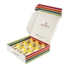 Zhuoyida Custom 9 Bottles Pack Rainbow Candy Sweet Sugar Corrugated Mailer Box Supplier