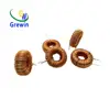 two pins magnet soft iron silicon steel core high frequency inductor 500mh Inductance copper wire magnetic ring core choke