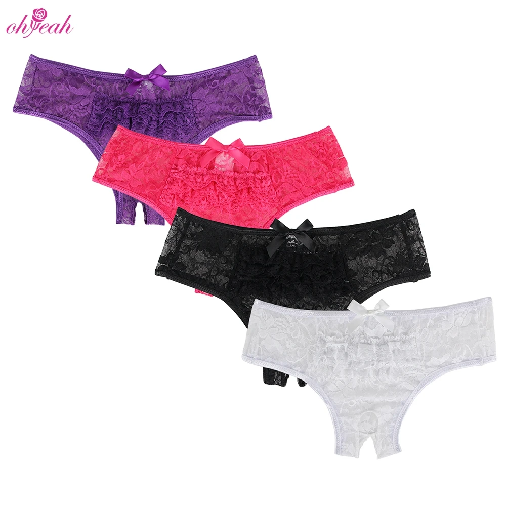 Wholesale in stock multicolor solid breathable rufflese buttockless plus size lace open back women's panties
Wholesale in stock multicolor solid breathable rufflese buttockless plus size lace open back women's panties