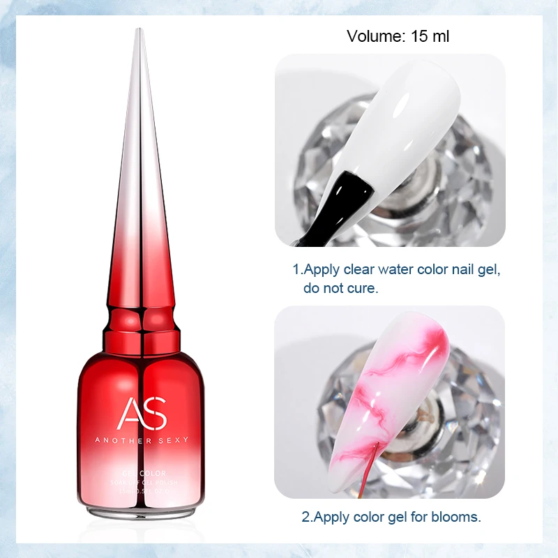 AS Natural Clear French White Smoky Black Blooming Gel Nail Painting Uv Gel Hema Free Nail Glue Marble Blooming GelP
AS Natural Clear French White Smoky Black Blooming Gel Nail Painting Uv Gel Hema Free Nail Glue Marble Blooming GelP