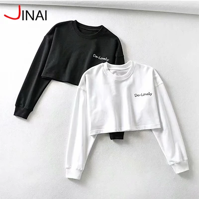 crop top womens long sleeve top embroidery custom logo Running Workout Outwear Short Crop Top Sweat Shirt, Color avaliable
crop top womens long sleeve top embroidery custom logo Running Workout Outwear Short Crop Top Sweat Shirt, Color avaliable
