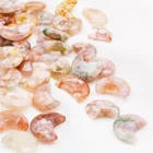 Folk Crafts Natural Crystal Folk Crafts Cherry Blossom Agate Crystal Quartz Crafts For Feng Shui Decoration
