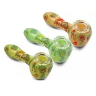 Wholesale Rasta Color Smoking Color Weed For Accessories Pipes Different Length With Glass Blunt Hand Pyrex Bowl