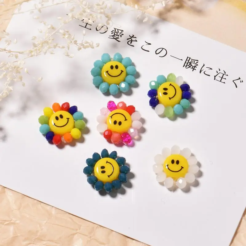 Japanese Rainbow Cabochon Sun Flowers Sunflower Slime Nail Charms Sticker For Nail Art, Silver gold
Japanese Rainbow Cabochon Sun Flowers Sunflower Slime Nail Charms Sticker For Nail Art, Silver gold
