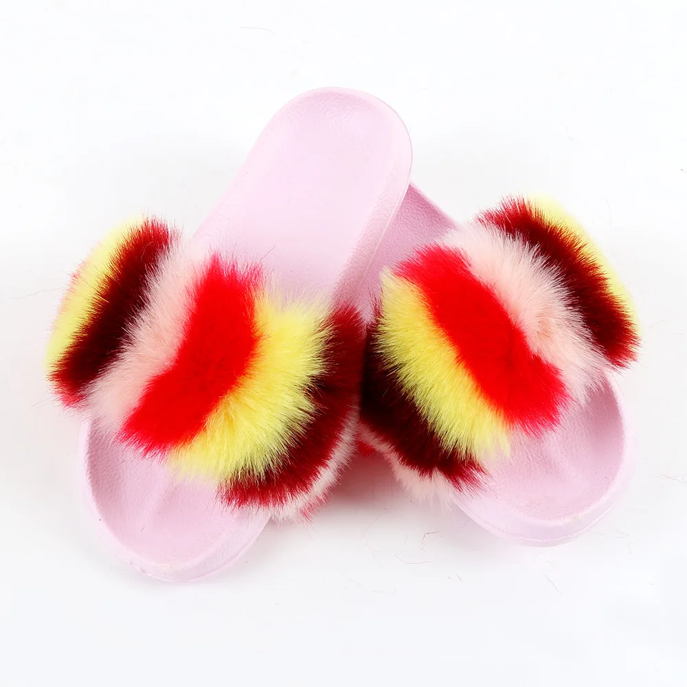 2020 spring and summer new ladies one-word slippers fashion imitation fox fur slippers outer wear fur grass slippers
2020 spring and summer new ladies one-word slippers fashion imitation fox fur slippers outer wear fur grass slippers