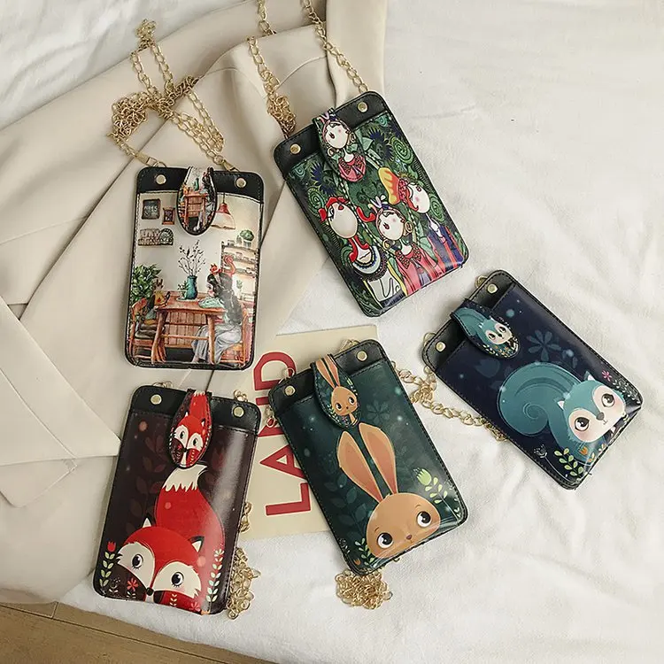 New cartoon creative Listing Vertical Phone messenger Bag Wallets telephone Portefeuille Cartera de mujer Bolsas de telefono
New cartoon creative Listing Vertical Phone messenger Bag Wallets telephone Portefeuille Cartera de mujer Bolsas de telefono