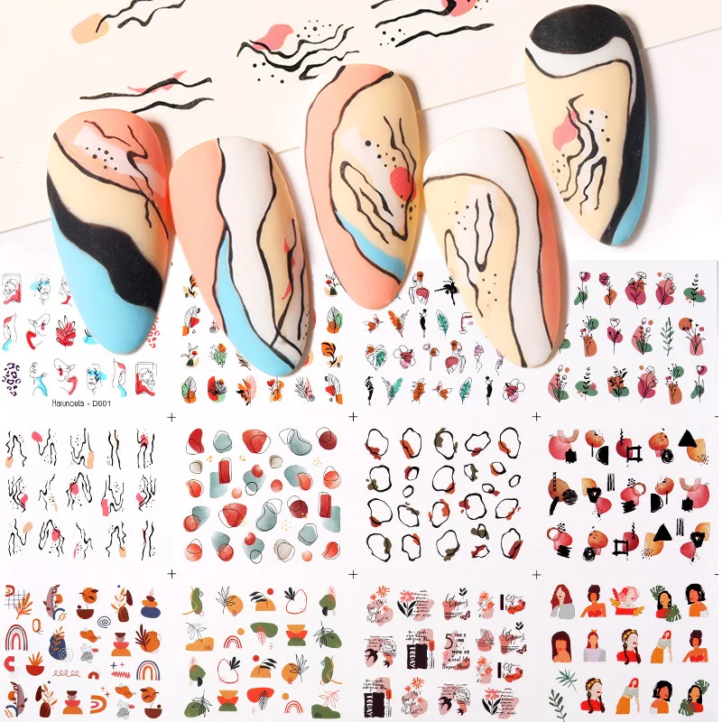 Free Shipping Nail Design Rose Leaf Lady Face 3D Self-Adhesive Nail Decals Abstract Graffiti Fun Nail Stickers Custom
Free Shipping Nail Design Rose Leaf Lady Face 3D Self-Adhesive Nail Decals Abstract Graffiti Fun Nail Stickers Custom