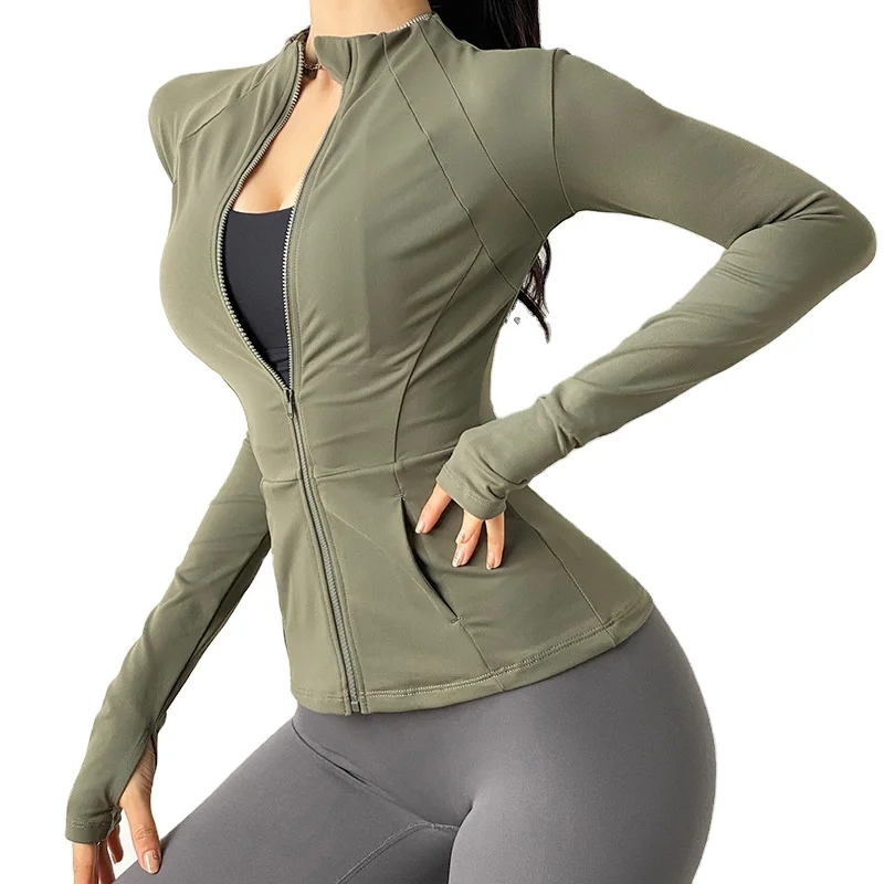 Foreign trade custom seamless yoga clothes women training fitness clothes professional sports yoga jacket
Foreign trade custom seamless yoga clothes women training fitness clothes professional sports yoga jacket