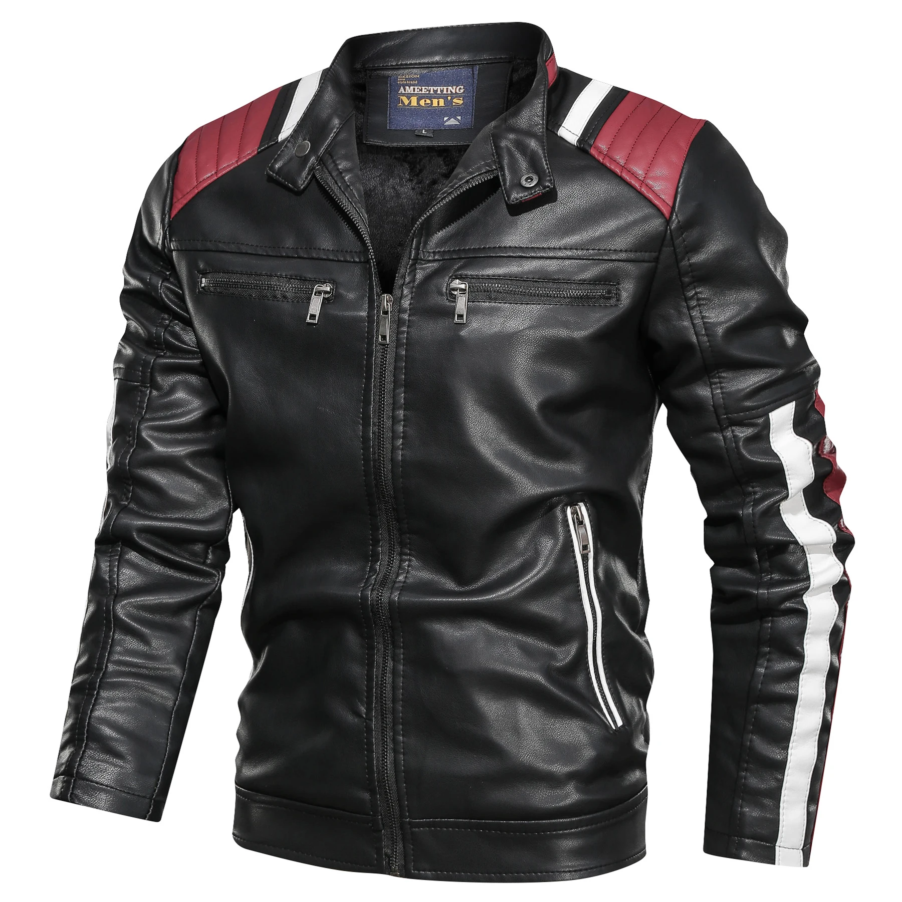 2021 New Arrival Men's High Quality Fashion Design Plus Size Leather Jacket Motorcycle Leather Jacket for Men, Colors
2021 New Arrival Men's High Quality Fashion Design Plus Size Leather Jacket Motorcycle Leather Jacket for Men, Colors