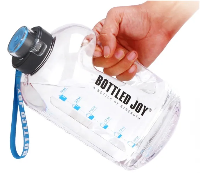 Outdoor BPA Free 1Gallon Large Drinking Big Water Bottle Hydration with Motivational Time Marker Reminder For Sports
Outdoor BPA Free 1Gallon Large Drinking Big Water Bottle Hydration with Motivational Time Marker Reminder For Sports
