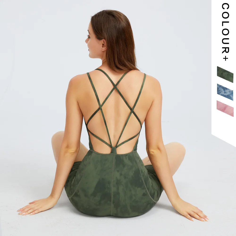 Custom Women's Sleevesless Tie Dye Dance Backless Bodycon Rompers Jumpsuits for Workout Unitard Yoga Bodysuit, Grey/pink/blue
Custom Women's Sleevesless Tie Dye Dance Backless Bodycon Rompers Jumpsuits for Workout Unitard Yoga Bodysuit, Grey/pink/blue