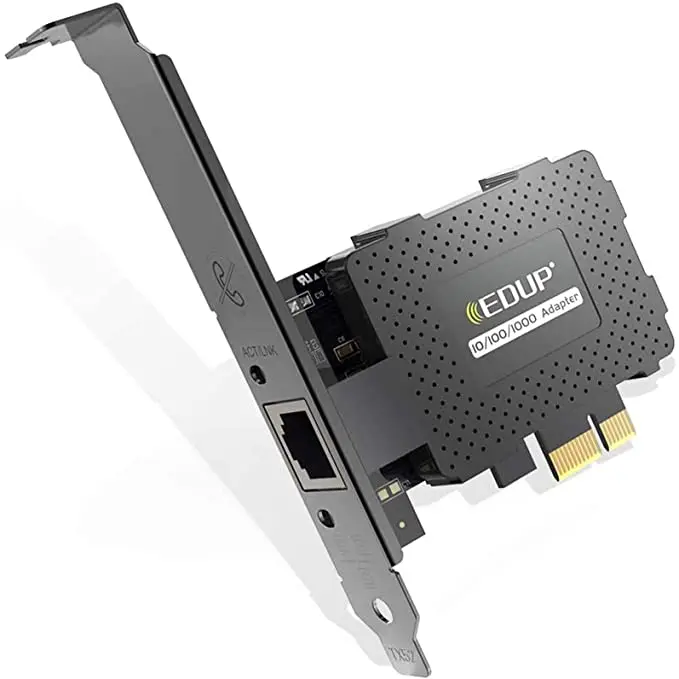 

EDUP PCI Express PCI-E 10/100/1000Mbps Gigabit Ethernet RJ45 LAN Adapter Network Card