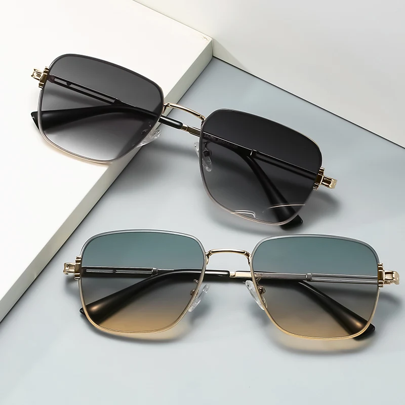 Wholesale custom square metal frame PC lens UV400 fashionable sunglasses 2021, Custom colors
Wholesale custom square metal frame PC lens UV400 fashionable sunglasses 2021, Custom colors