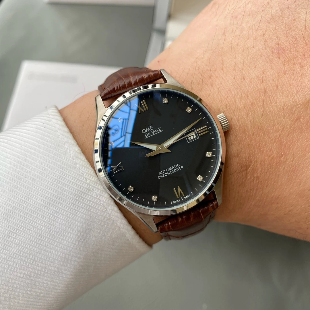 High Quality Omage New Mechanical Watch Automatic Movement Luxury Fashion Waterproof Stainless Steel Design For Men, As shown in the figure
High Quality Omage New Mechanical Watch Automatic Movement Luxury Fashion Waterproof Stainless Steel Design For Men, As shown in the figure