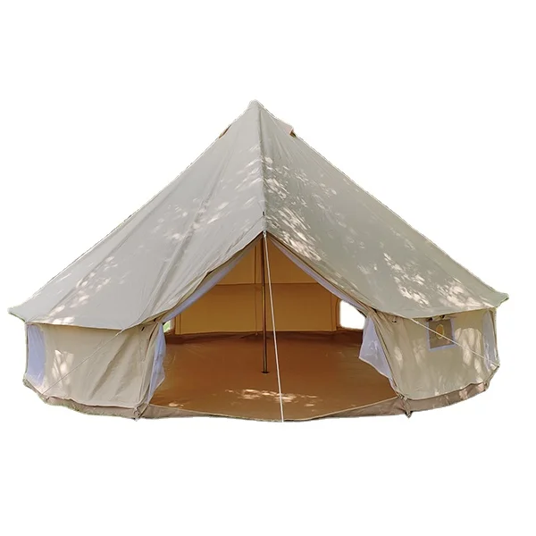 Hot Sale Large Waterproof Canvas Camping 3m 5m 6m 4m Cotton Bell Tents, As picture or customized
Hot Sale Large Waterproof Canvas Camping 3m 5m 6m 4m Cotton Bell Tents, As picture or customized