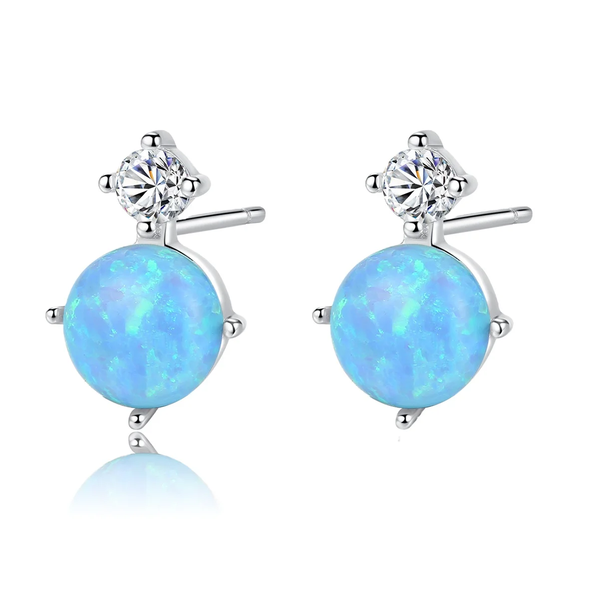 Korean 925 Earrings Dimond Silver Jewelry 925 Sterling Simple Opal Ball Cubic Zirconia Earrings
Korean 925 Earrings Dimond Silver Jewelry 925 Sterling Simple Opal Ball Cubic Zirconia Earrings