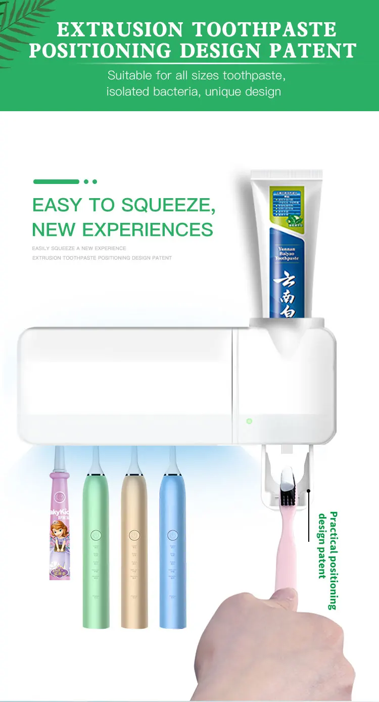 toothpaste dispenser,atomytoothpaste new portable auto toothpaste dispenser mini family wall mounted