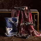 women luxury square and long custom print natural silk scarf with box