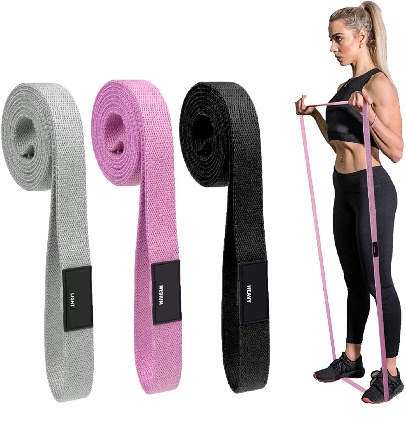 Make Your Own Customized Logo Bulk Resistance Bands Wholesale Pull Up Cotton Long Fabric Resistance Band
Make Your Own Customized Logo Bulk Resistance Bands Wholesale Pull Up Cotton Long Fabric Resistance Band