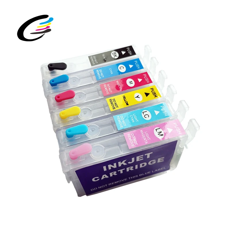 Fcolor T0791 T0796 Empty Refill Ink Cartridge For Epson Stylus Photo