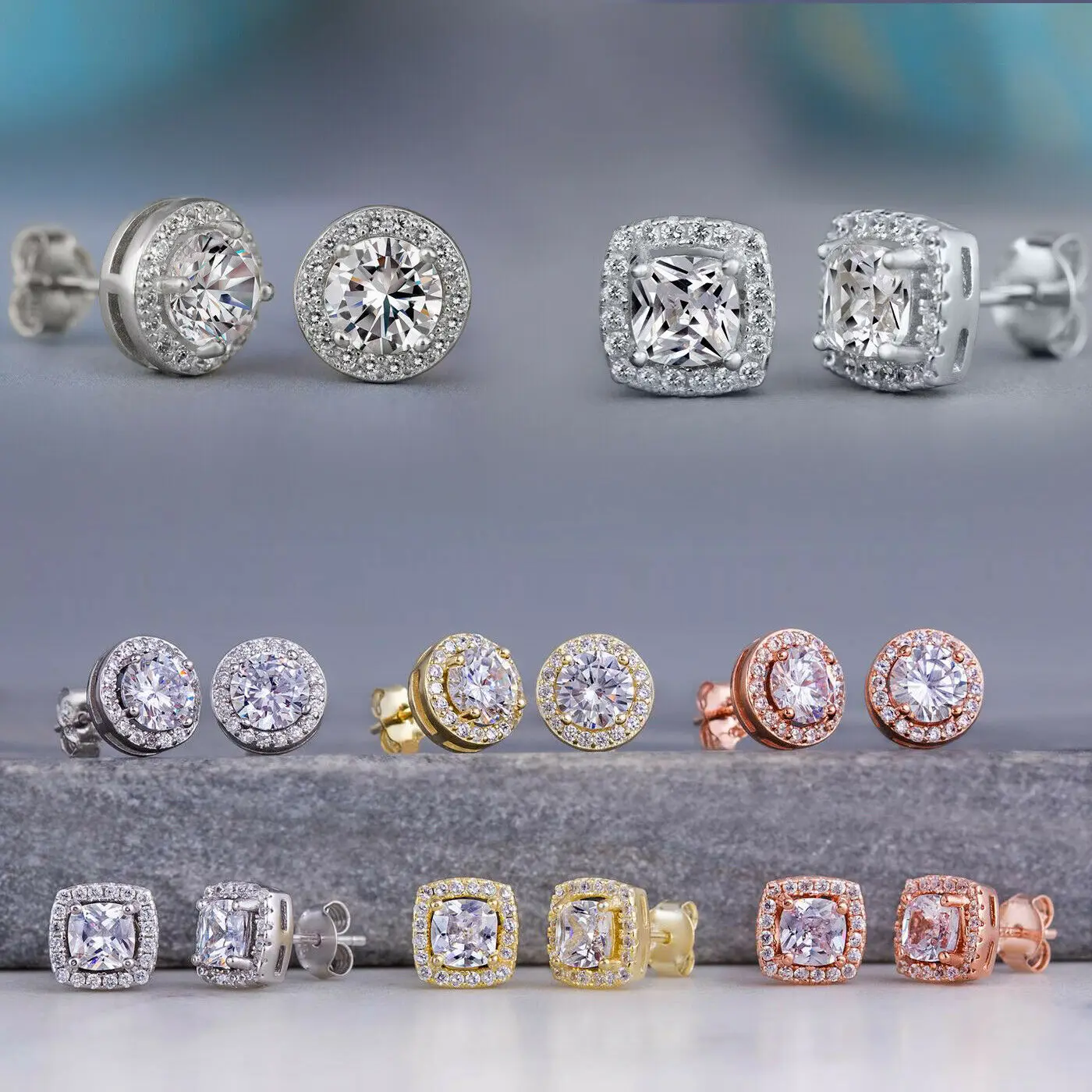 Women Luxury Crystal Round Stud Earrings Vintage Silver Color Wedding Jewelry White Zircon Stone Earrings For Women
Women Luxury Crystal Round Stud Earrings Vintage Silver Color Wedding Jewelry White Zircon Stone Earrings For Women