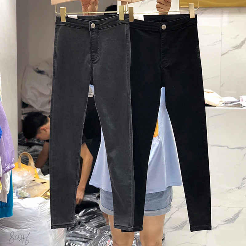 High quality new ladies denim pants clothes China manufacturing factory low price wholesale ladies clothes, Blue
High quality new ladies denim pants clothes China manufacturing factory low price wholesale ladies clothes, Blue