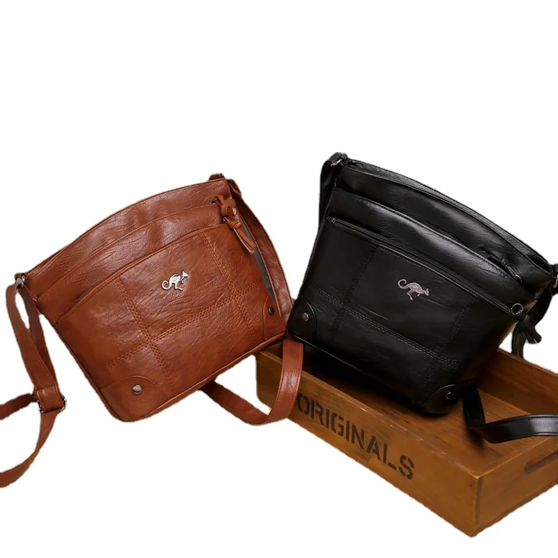 2021 Soft Leather Messenger Bag for Women New Fashion Shoulder Bag Simple Trend Retro Multi Pocket Large Messenger Bags
2021 Soft Leather Messenger Bag for Women New Fashion Shoulder Bag Simple Trend Retro Multi Pocket Large Messenger Bags