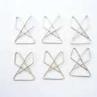 2020 hot selling good use Nickel plated fashion design butterfly shape paper clip size 65*45mm