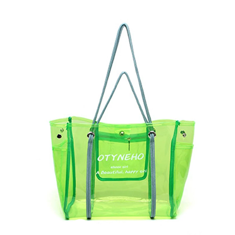 Custom Logo Cheap Summer Transparent Jelly Shoulder Bag Pvc Waterproof Beach Bag Large Capacity Female Tote Bag, 5 colors
Custom Logo Cheap Summer Transparent Jelly Shoulder Bag Pvc Waterproof Beach Bag Large Capacity Female Tote Bag, 5 colors