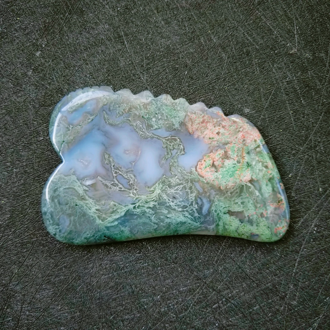 Natural Stone Gua Sha Scraping Tool Moss Agate Guasha Massage Board For Face Body Foot
Natural Stone Gua Sha Scraping Tool Moss Agate Guasha Massage Board For Face Body Foot