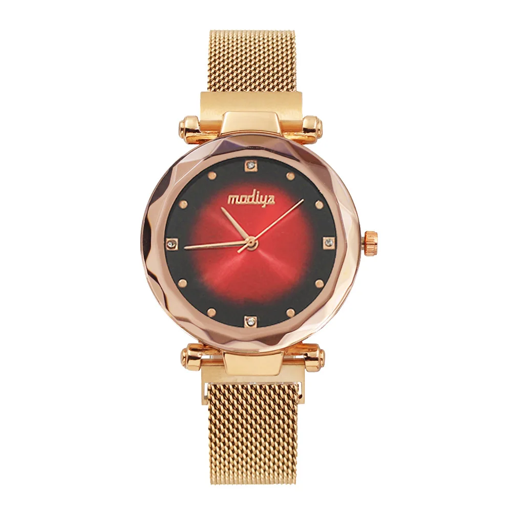 New design Gradient color Milanese band fashion diamond magnetic mesh band wholesale quartz watch, As pic
New design Gradient color Milanese band fashion diamond magnetic mesh band wholesale quartz watch, As pic
