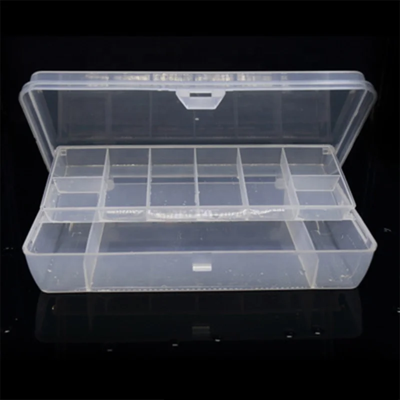 Adjustable Plastic Fishing Lure Hook Tackle Box Storage Case Portable Tackle Multifunctional Organizer two -double Fishing Boxes, Clear transparent
Adjustable Plastic Fishing Lure Hook Tackle Box Storage Case Portable Tackle Multifunctional Organizer two -double Fishing Boxes, Clear transparent