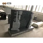 Cheap Price Green Granite Tombstone Headstone Monument