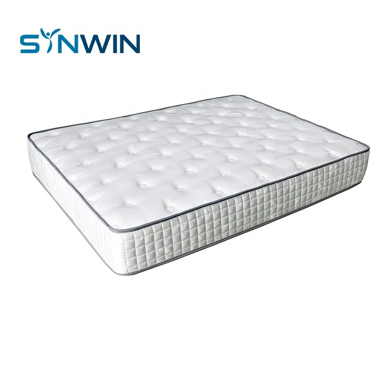 From China Manufacturer brocade fabric tight top Memory Foam Pocket Spring Mattress