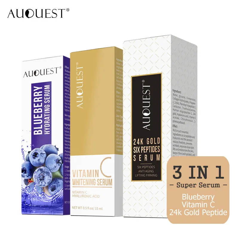 24 k gold hyaluronic acid serum Polypeptide peptide anti wrinkle skin care Face Serum
24 k gold hyaluronic acid serum Polypeptide peptide anti wrinkle skin care Face Serum
