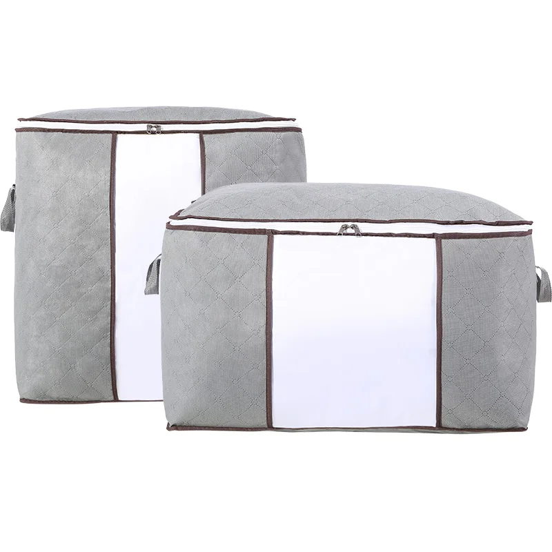 Hot Selling Foldable Non-woven Fabric Quilt Storage Bag With Clear Window Double Zipper
Hot Selling Foldable Non-woven Fabric Quilt Storage Bag With Clear Window Double Zipper