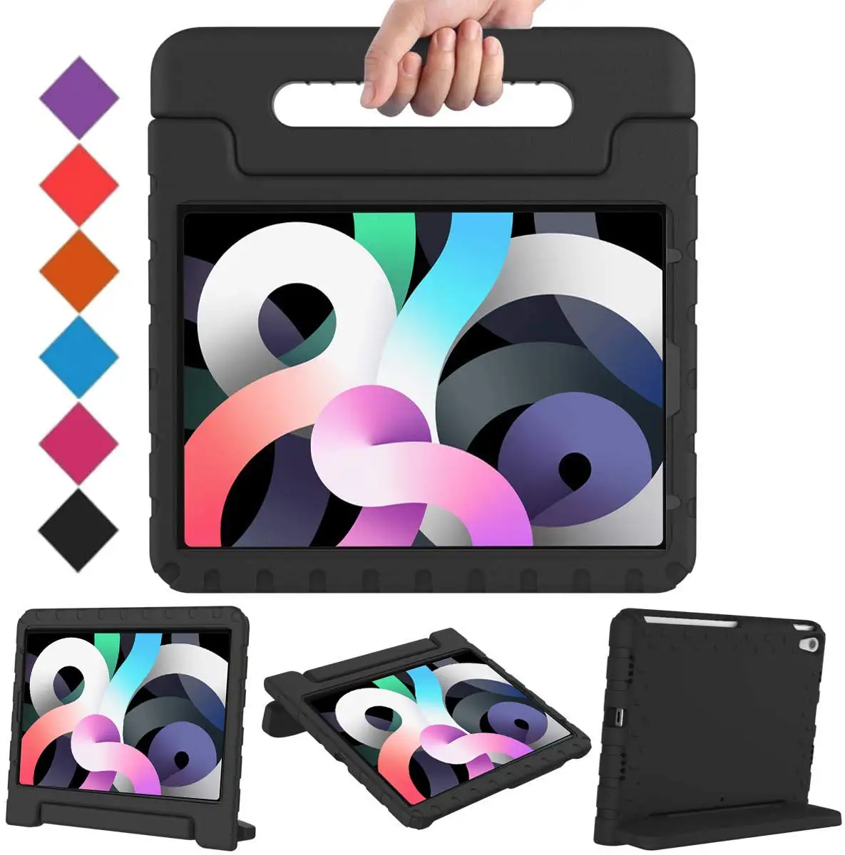 Kids Case for iPad Air 4 10.9 2020, Shockproof Light Weight EVA Handle Stand Kids Case for iPad Air 4th Generation 10.9
Kids Case for iPad Air 4 10.9 2020, Shockproof Light Weight EVA Handle Stand Kids Case for iPad Air 4th Generation 10.9