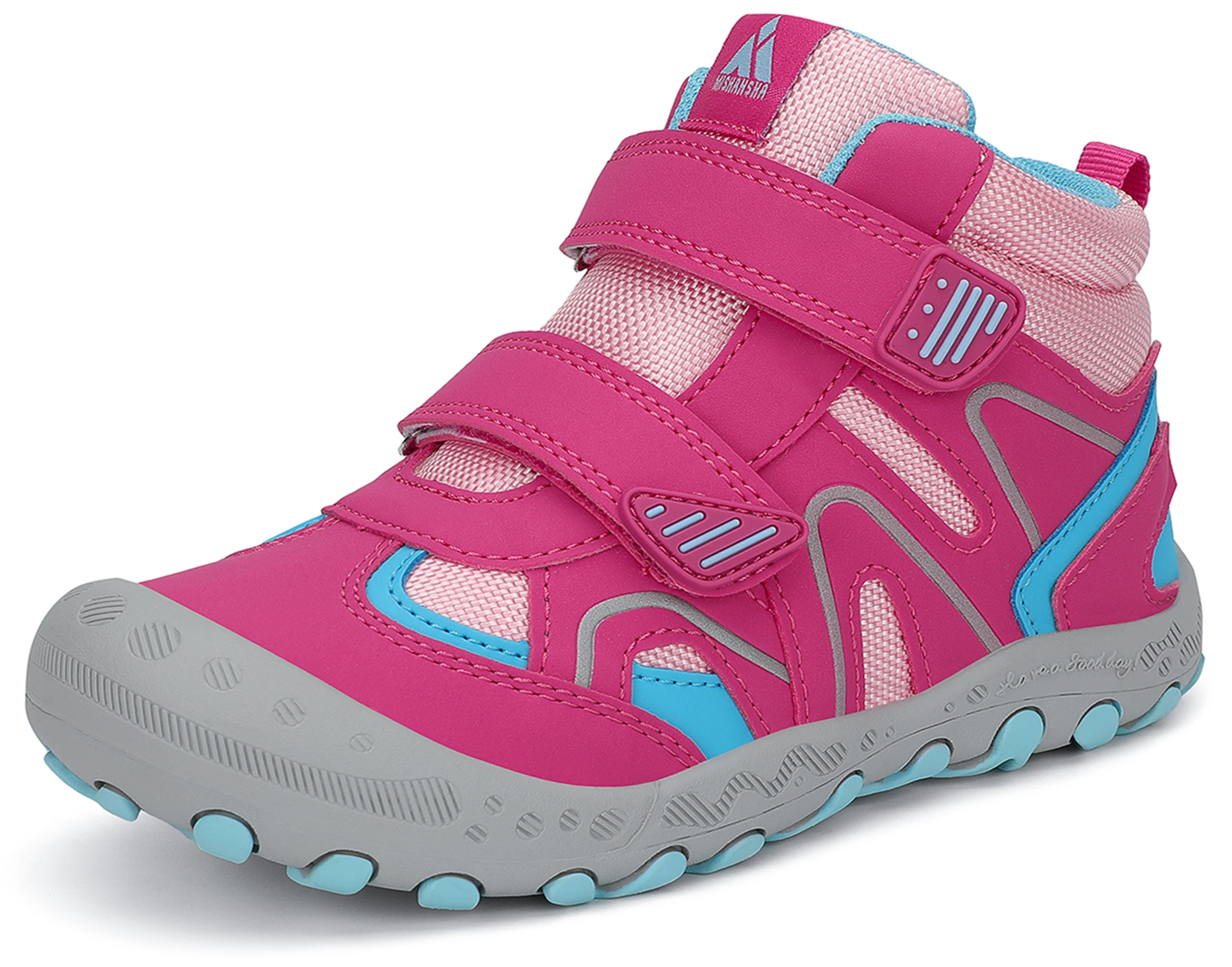 2021 New Hook And Loop Waterproof Anti Slip Breathable Comfortable Colorful Leather Climbing Hiking Shoes For Children Kids, Color hiking shoes
2021 New Hook And Loop Waterproof Anti Slip Breathable Comfortable Colorful Leather Climbing Hiking Shoes For Children Kids, Color hiking shoes